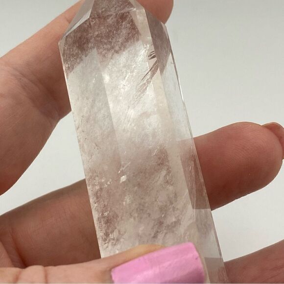 Genuine Clear Quartz Crystal Point, Tower, Wand For Reiki Chakra Mediation - Picture 10 of 11